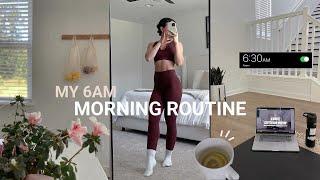 My 6AM “THAT GIRL” Summer Morning Routine | intentional, faith filled & productive