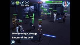 Ultimate JKL team beats anything so far SWGOH #swgoh #jkl #jedi #luke