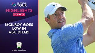 Round 1 Highlights | Rory McIlroy shoots 67 | 2024 Abu Dhabi HSBC Championship