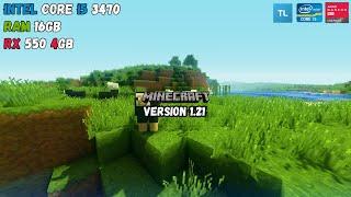 Minecraft 1.21 TLauncher On Core I5 3470 RX 550 4GB Ram 16GB || Test Game I5 3470 RX 550 4GB #11