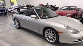 Top Operation 36k Original Mile 2000 Porsche 911 Carrera Cabriolet 6Spd Cascio Motors