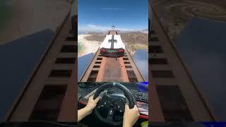Bugatti INSANE Stunt Parking! Forza Horizon 5 #Shorts