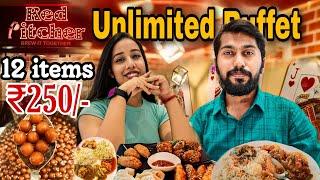 Unlimited Buffet At ₹249/- | Cheapest buffet In Kolkata ️‍| Red Pitchers | @travelocitytastebox