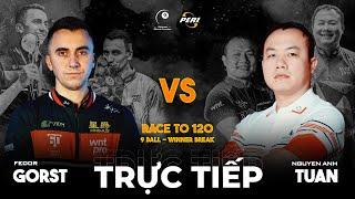  TRỰC TIẾP | NGUYỄN ANH TUẤN VS. FEDOR GORST | RACE TO 60 DAY 2 | BIG MATCH