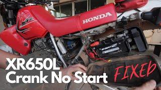 Motorcycle cranks but won't start | Fixing a no-spark condition on the Honda XR650L