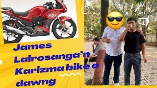 JAMES LALROSANGA’N PUNE AH KARIZMA BIKE A DAWNG