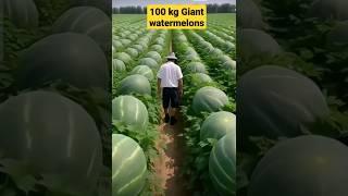 100 kg Giant  Chinese watermelon  #shorts #short #fruit #watermelon