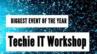 IT Training Skills | Technical Bridge | Free of Cost IT Workshop | Techie IT Workshop