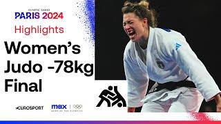 Italy's Alice Bellandi puts on super show to take home gold medal in women’s -78kg  | #Paris2024