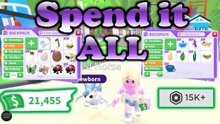 Adopt me shopping spree! No budget roblox shopping spree! #roblox #adoptme #adoptmegiveaway #noob