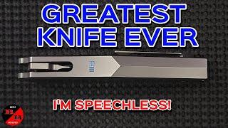 THE NICEST KNIFE EVER Was JUST RELEASED! I've Never Had A Knife Of This Caliber Cross My Table!