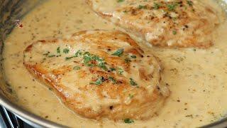 Creamy garlic Chicken Breast  Quick and Healthy recipe