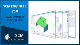 SCIA Engineer 25.0: Basis Tutorial Stahlbeton