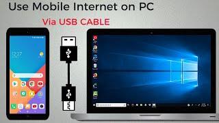 How To Connect Internet from Mobile to PC Via USB Tethering USB Cable