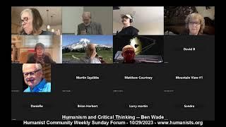 Humanism and Critical Thinking -- Ben Wade