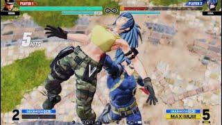 KOF15: Climax Super Special Moves on Leona (Requested)