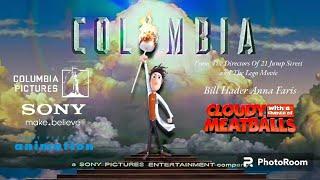 Columbia Pictures and Sony Pictures Animation (Cloudy With A Chance Of Meatballs Variant)