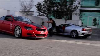 Ferrari Vs. Bmw Donuts  - Clutch Dump & More!