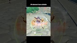 You can only use 4 shields in a team.. #genshinimpact #genshin