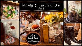 Moody, Timeless  Fall Decor Part II  Thrifted & Crafted Elegant Decor for Autumn #fall #vintage