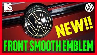 Badgeskins VW  Smooth Front Emblem *NEW VERSION* (2pc)