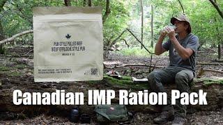 Military Ration Packs.  Canadian IMP Menu 12 - Pub Style Pulled Beef.