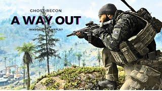 Ghost Recon - A Way Out - Solo Stealth Immersive Gameplay No HUD 4K