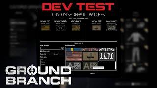 [GROUND BRANCH] Dev Test - 1033 Preview | Patches And Callsigns