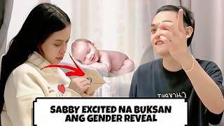 EXCITED NA SI SABBY NA BUKSAN ANG GENDER REVEAL NG BABY  #yabby