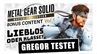 Gregor testet METAL GEAR SOLID MASTER COLLECTION VOL.1  Kontroverse Sammlung im ultimativen Review