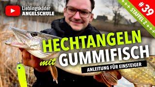 HECHTANGELN im Winter mit Gummifisch     [ Anleitung ]