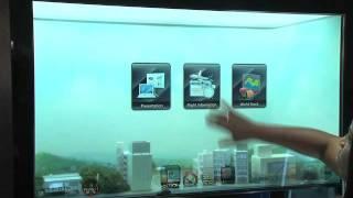 CES 2012: The Transparent, Touch-Reactive Samsung LCD Display