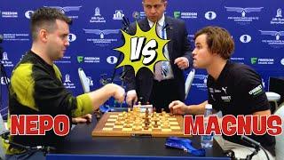 Ian Nepomniachtchi vs Magnus Carlsen || World Blitz Chess 2023 - R12