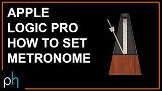 METRONOMO SETTING - APPLE LOGIC PRO X | NO TALK | Pettinhouse.com