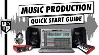 How To Produce Music In A Home Studio | Music Production For Beginners