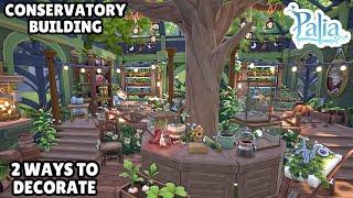 ~PALIA~2 GREENHOUSE (CONSERVATORY BUILDING) DESIGNS//BUILDING BLOCKS//COTTAGECORE & WITCHY