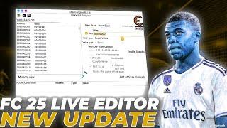 FC 25 Live Editor | EA FC 25 Live Editor | Step-by-Step Config Guide | FC 25 Career Cheat Engine