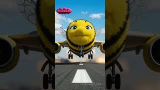 Bee International Flight! Welcome Aboard! ️🟡#funny #bee #cute #travel