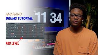 How To Make Amapiano Drums Like a Pro | Fl Studio Tutorial