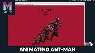 Animating Ant-Man | The Avengers | Parallax Widget | Adobe Muse CC | Muse For You