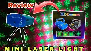 Mini Laser Stage Light / Unboxing/ Review/ Dj Lighting @rblighting7600