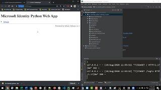 Adding Microsoft Authentication to Flask Python Web Application