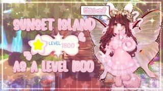 Playing sunset island as a level 1800+ with a QnA || Part 4 || Royale High || FaeryStellar