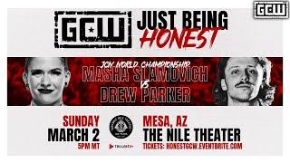 GCW - Masha Slamovich (c) vs Drew Parker | HYPE VIDEO | #HONESTGCW