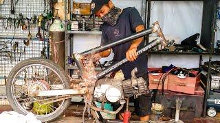 modified bike | membangun motor sepeda bmx dari honda supra bapak