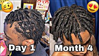 Visual Loc Journey | 4 Month Loc Transformation *Insane Growth*