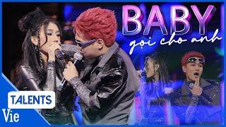 UMIE cuốn CAPTAIN vào tình yêu socola kẹo mút với Baby Gọi Cho Anh | Rap Việt Live Stage