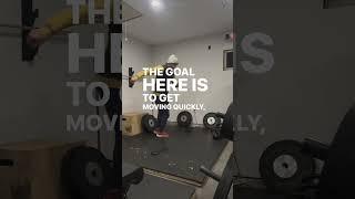 Lateral hops for speed. #train