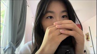 ASMR mouth sounds + hand sounds