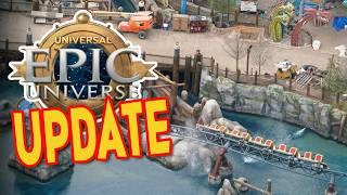 Epic Universe Construction Update | Major Progress In Super Nintendo World & Isle of Berk